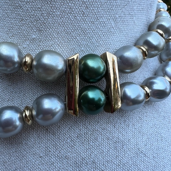 Napier Gray Pearl Necklace - Picture 2 of 5